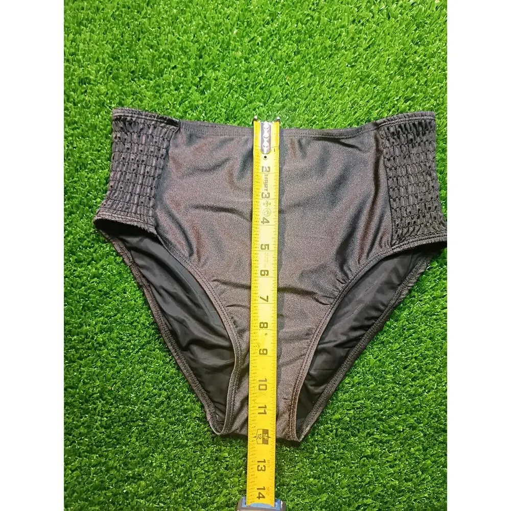 Betsey Johnson Women's Black Bikini Bottoms S NWT